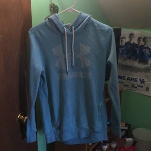 Light blue under armor jacket